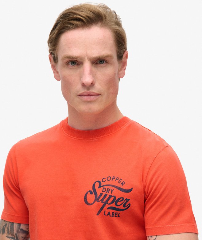 Superdry Copper Label Chest Graphic T-Shirt