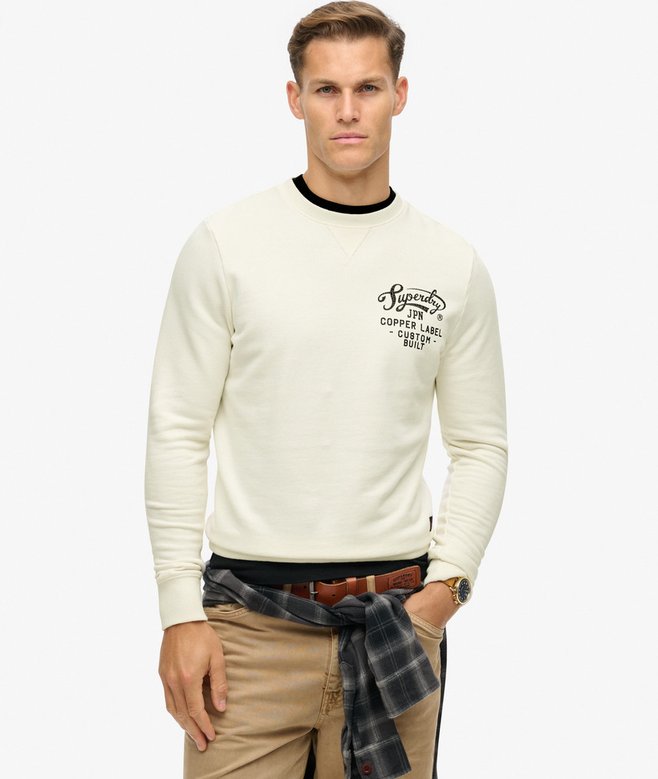 superdry Copper Label Graphic Crew Sweatshirt