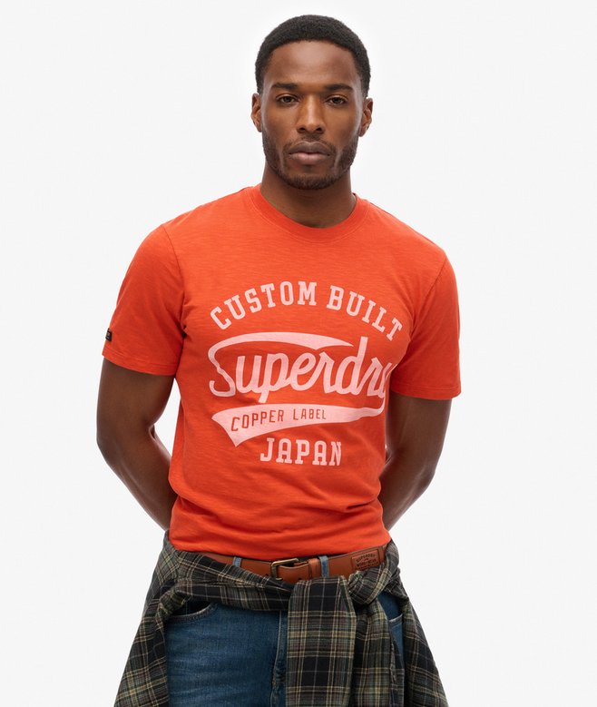 superdry Copper Label Script T-Shirt