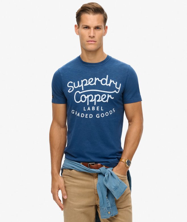 Superdry Copper Label Script T-Shirt