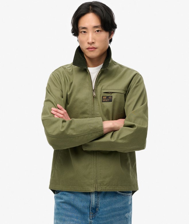 Superdry Cord Collar Barn Jacket