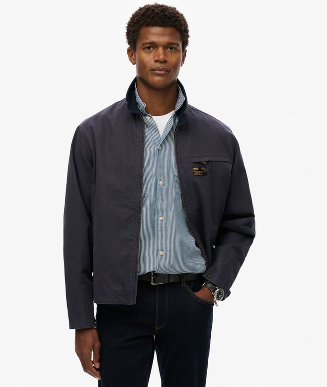 superdry Cord Collar Barn Jacket