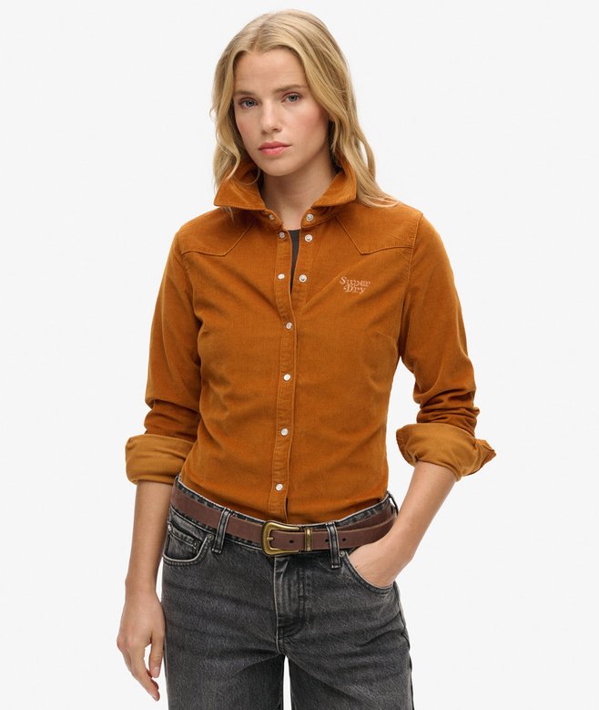 superdry Cord Western Shirt