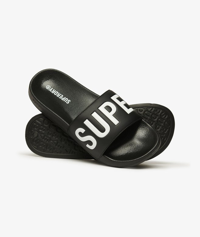 superdry Core Graphic Pool Sliders