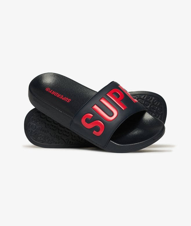 superdry Core Graphic Pool Sliders
