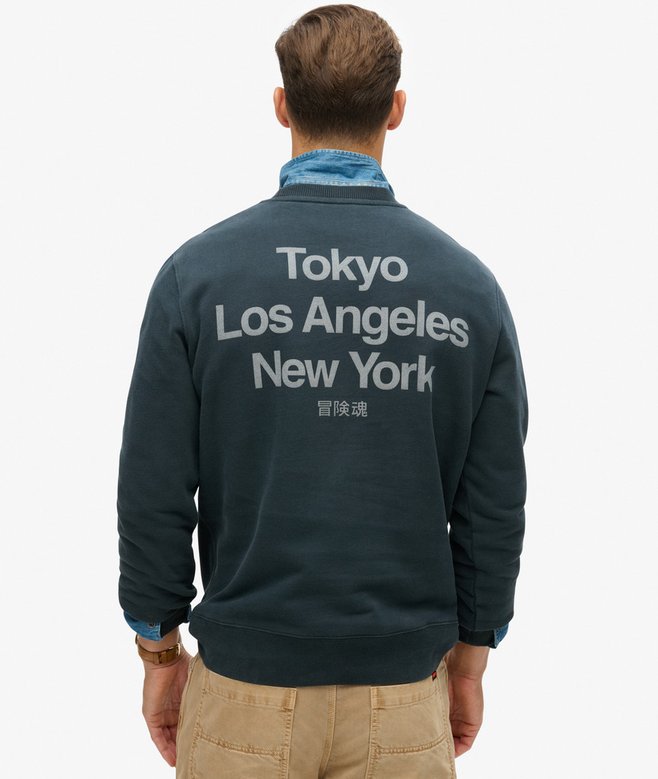 Superdry Core Logo City Loose Crew Sweatshirt