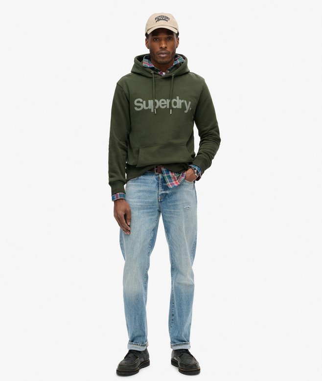 Superdry Core Logo City Loose Fit Hoodie