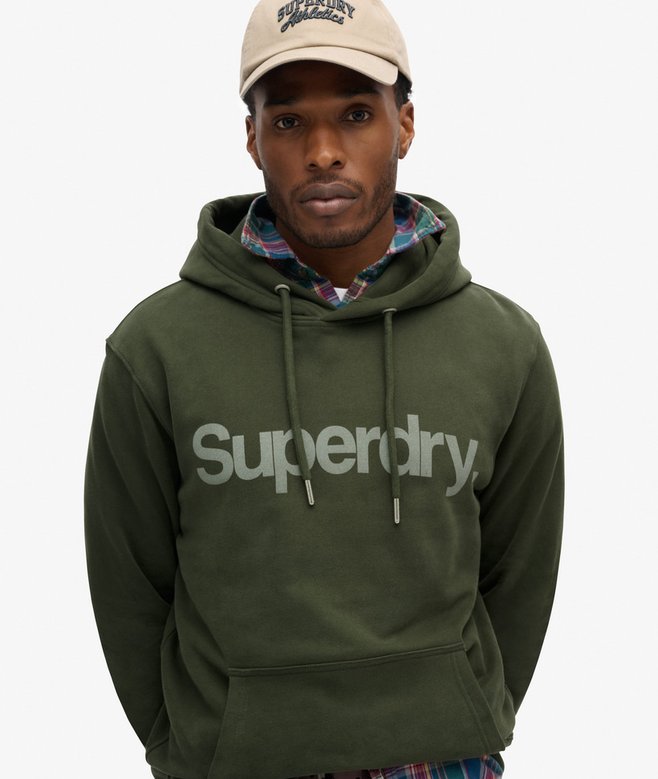 Superdry Core Logo City Loose Fit Hoodie