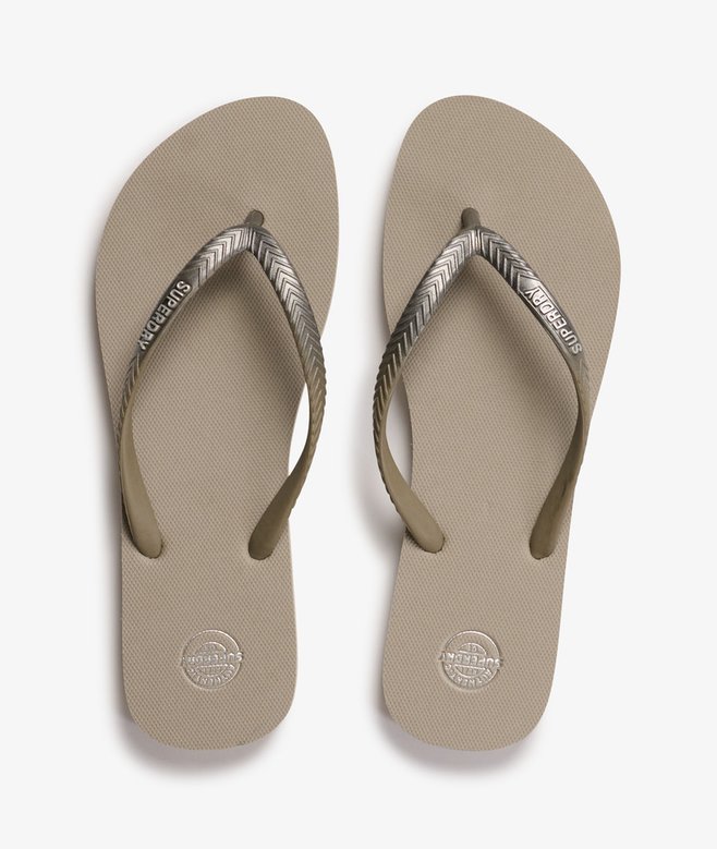 Superdry Core Metallic Flip Flops