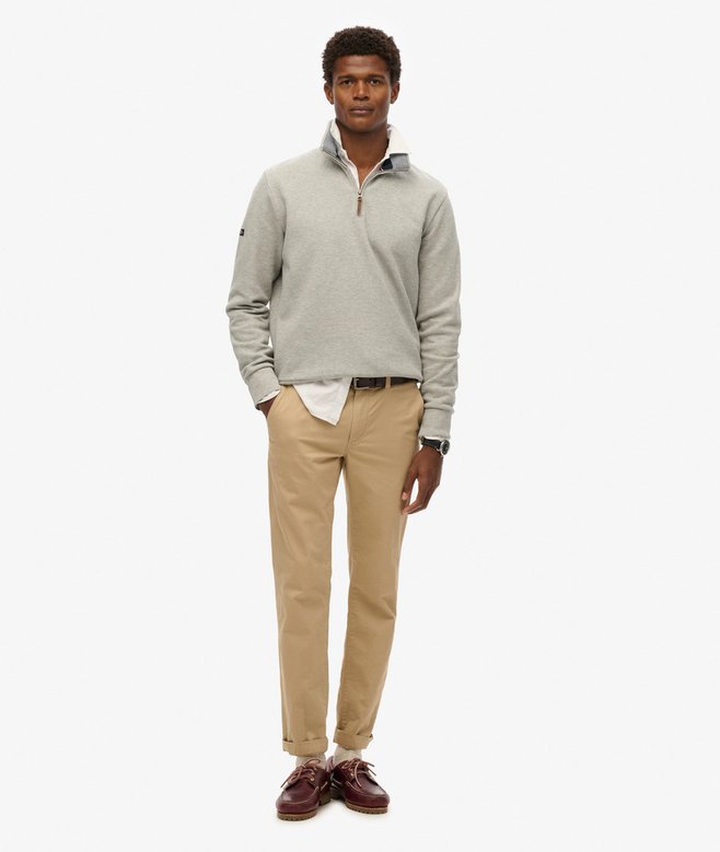 Superdry Core Pique Half Zip Sweatshirt