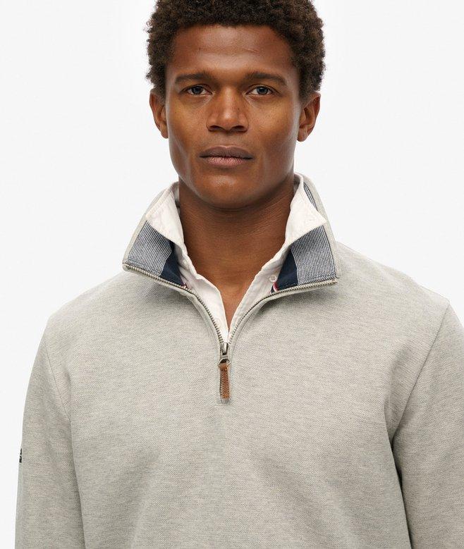 Superdry Core Pique Half Zip Sweatshirt