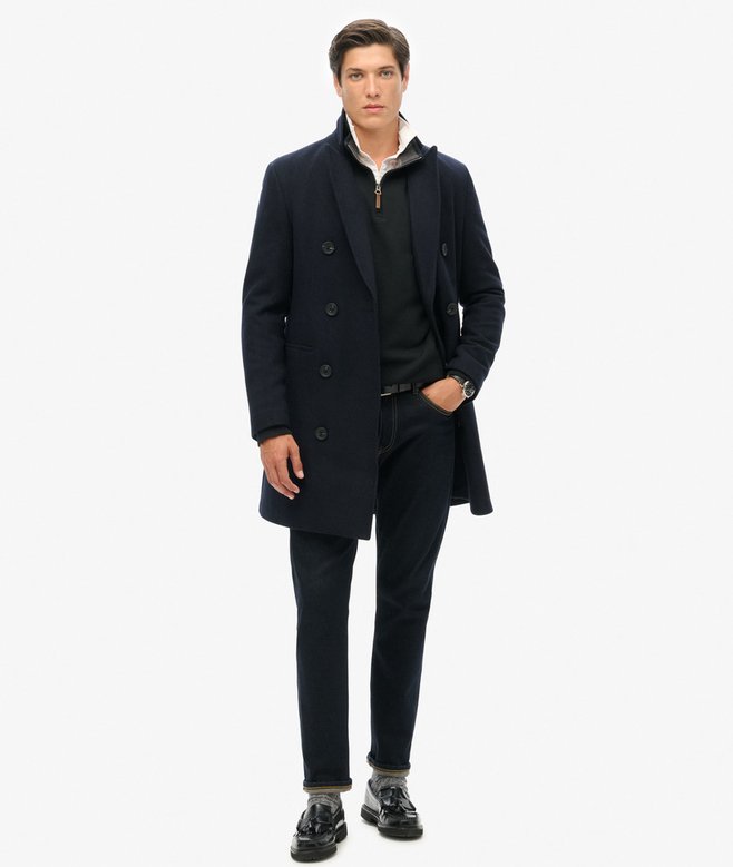 Superdry Core Pique Half Zip Sweatshirt