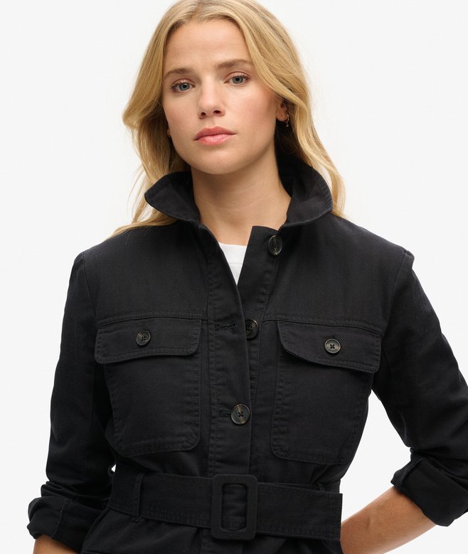 Superdry Cotton Belted Safari Jacket