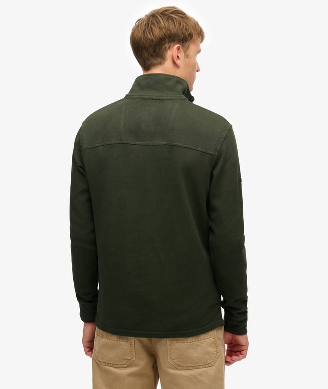 Superdry Cotton Classic Pique Half Zip Sweatshirt