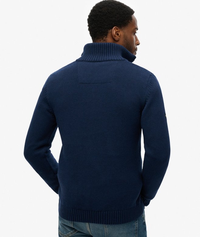 Superdry Cotton Classics Half-Zip Knitted Jumper