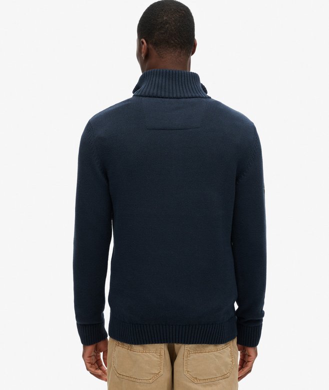 Superdry Cotton Classics Half-Zip Knitted Jumper