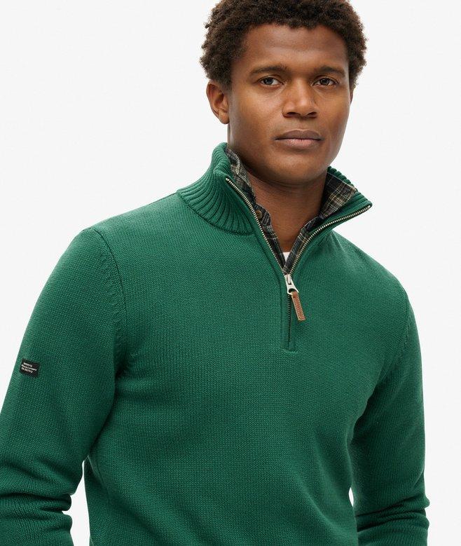 Superdry Cotton Classics Half-Zip Knitted Jumper