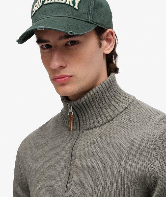 Superdry Cotton Classics Half-Zip Knitted Jumper