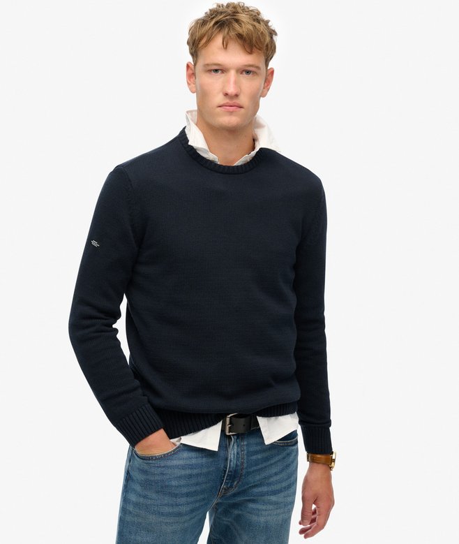 superdry Cotton Classics Knit Crew Jumper