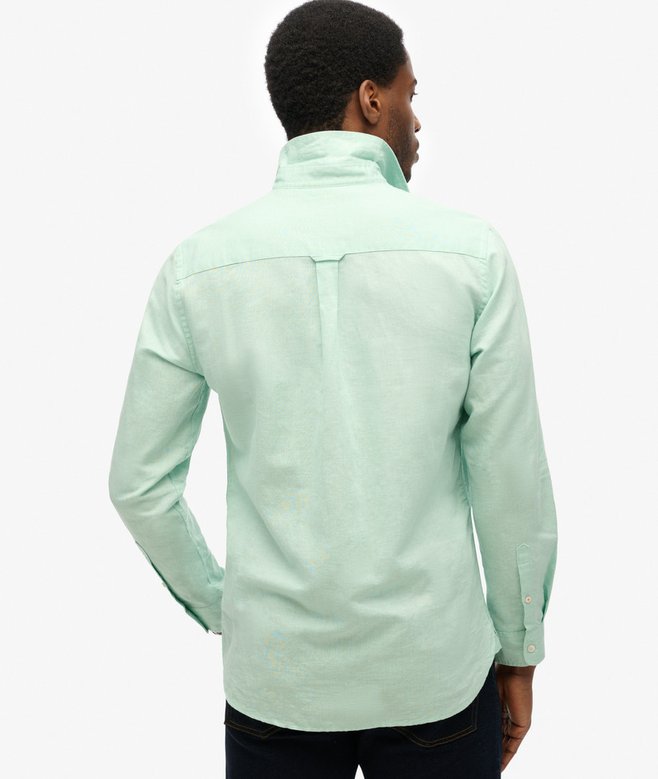 Superdry Cotton Linen Long Sleeve Shirt