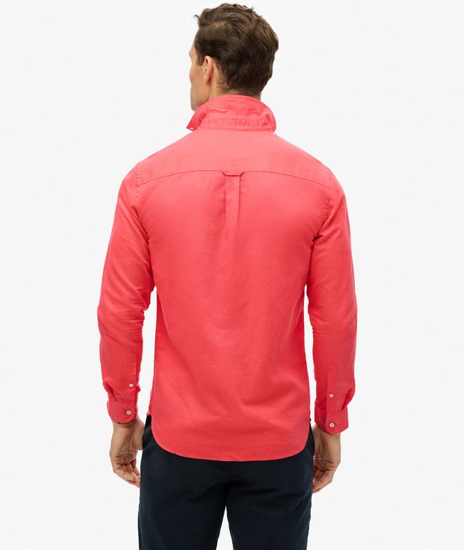 Superdry Cotton Linen Long Sleeve Shirt
