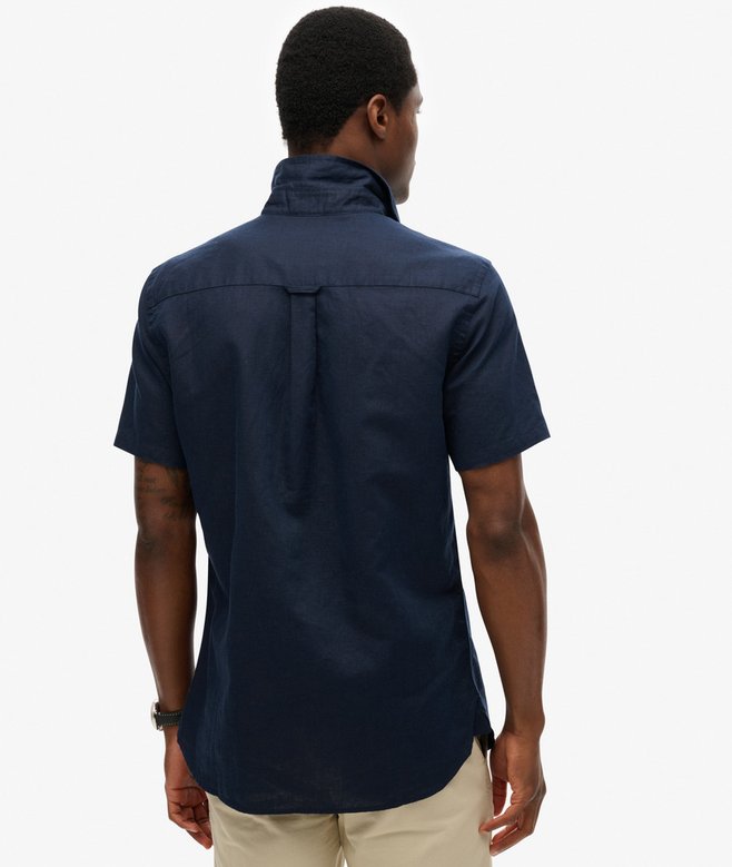 Superdry Cotton Linen Short Sleeve Shirt