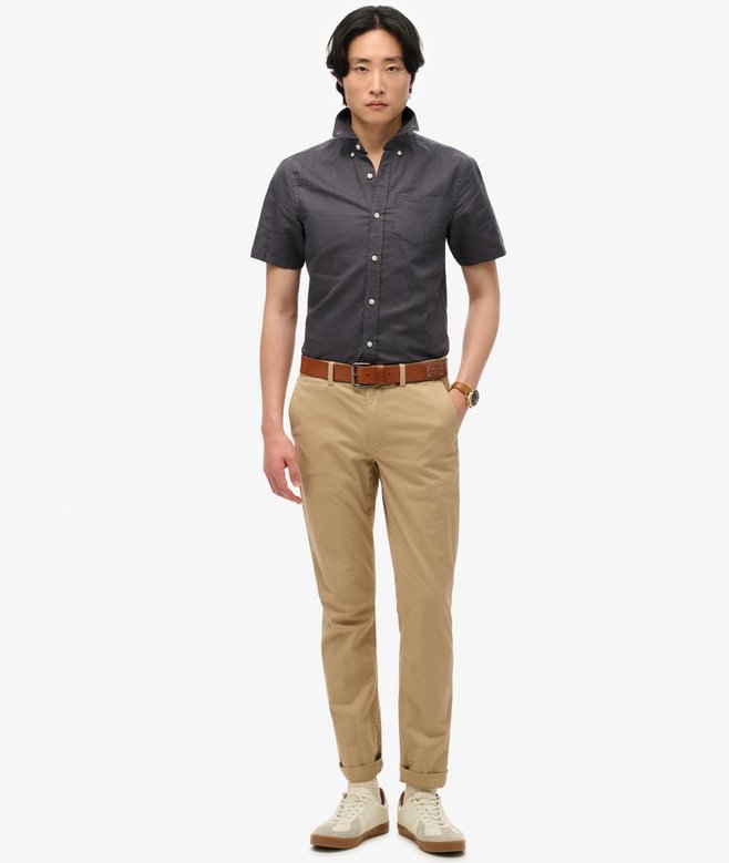 Superdry Cotton Linen Short Sleeve Shirt