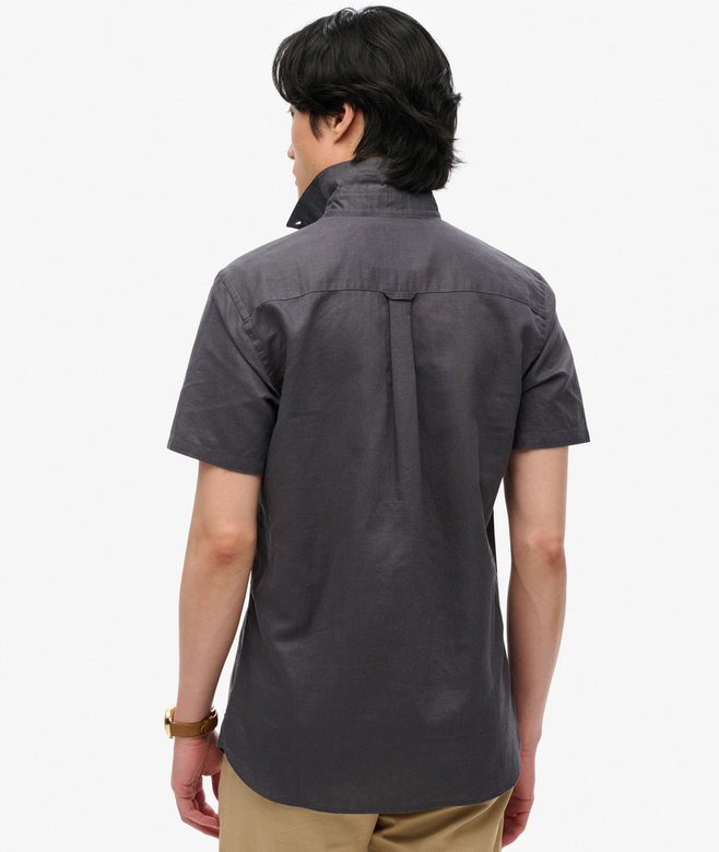 Superdry Cotton Linen Short Sleeve Shirt