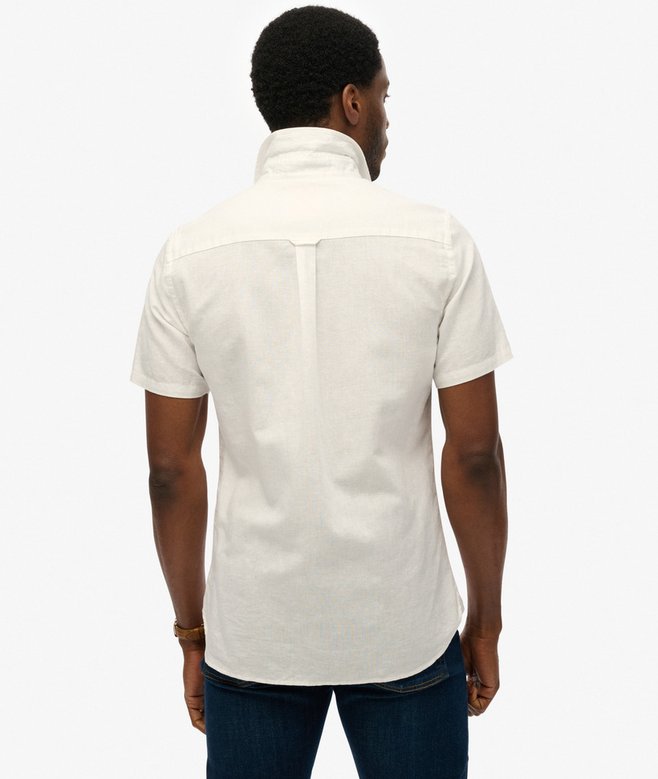 Superdry Cotton Linen Short Sleeve Shirt