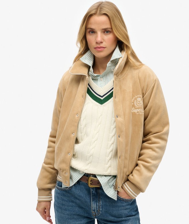 superdry Country Club Jersey Bomber