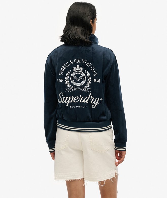 superdry Country Club Jersey Bomber