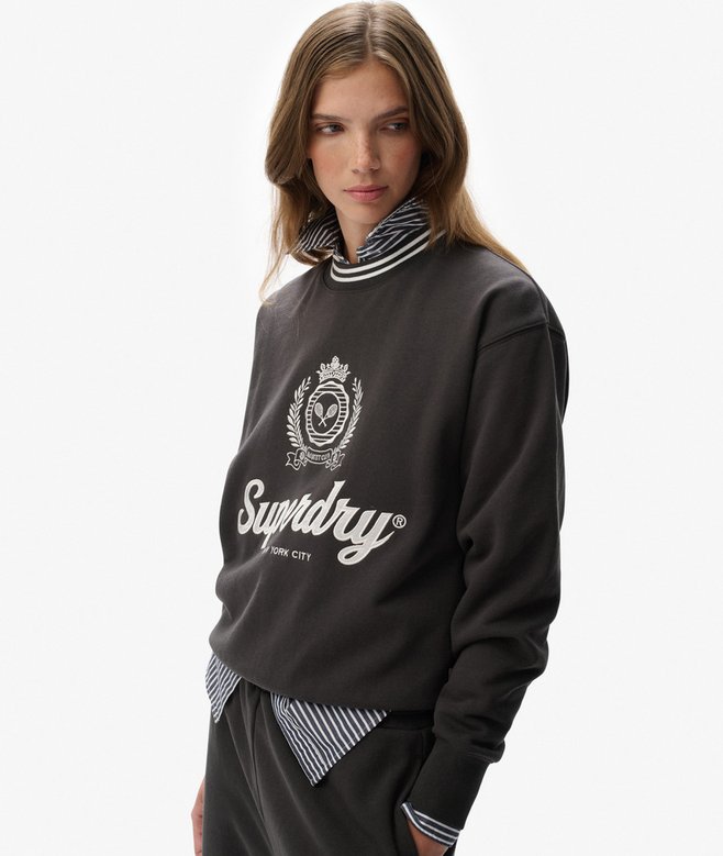 superdry Country Club Loose Crew Sweatshirt