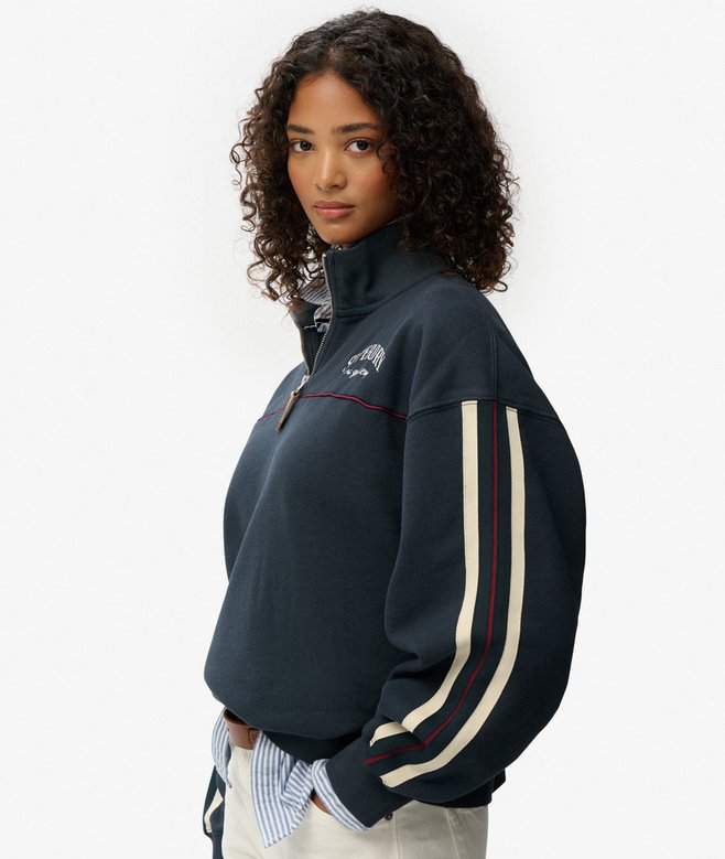 Superdry Country Club Tape Henley Jumper