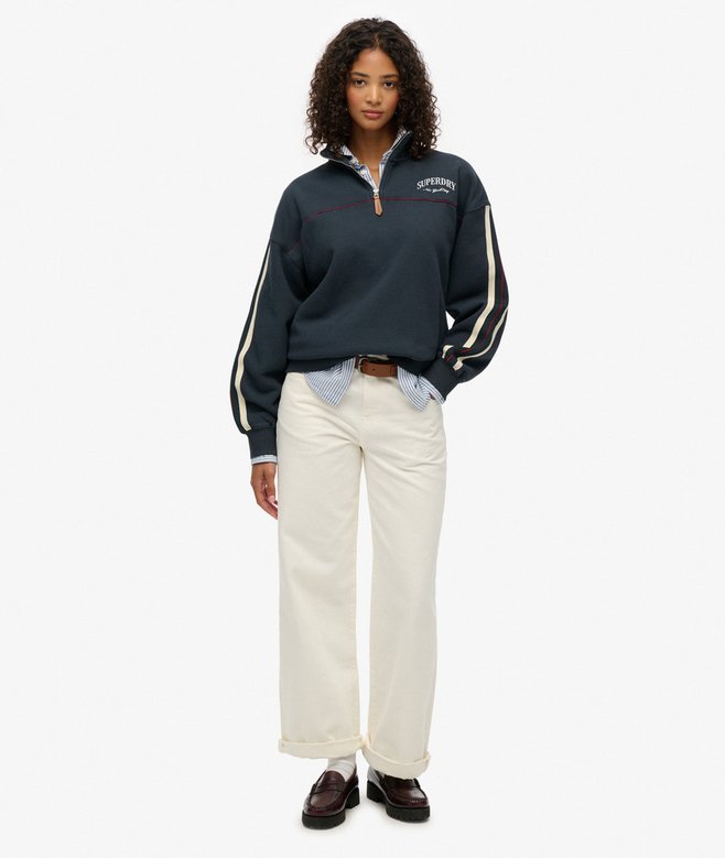 Superdry Country Club Tape Henley Jumper