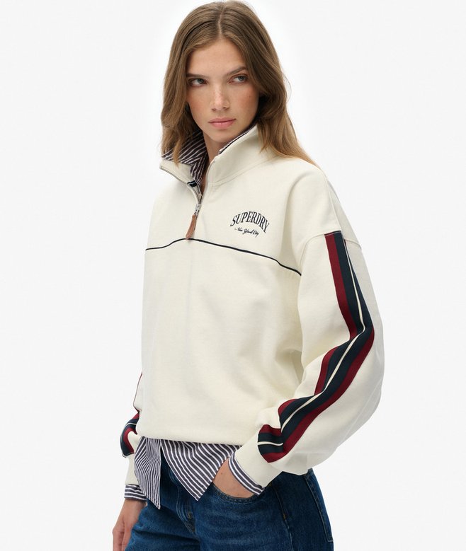 Superdry Country Club Tape Henley Jumper