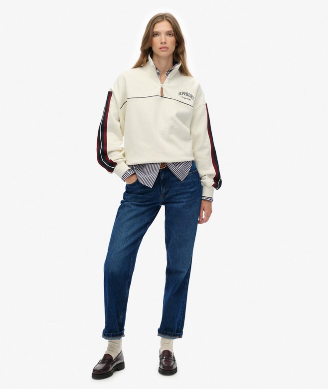 Superdry Country Club Tape Henley Jumper