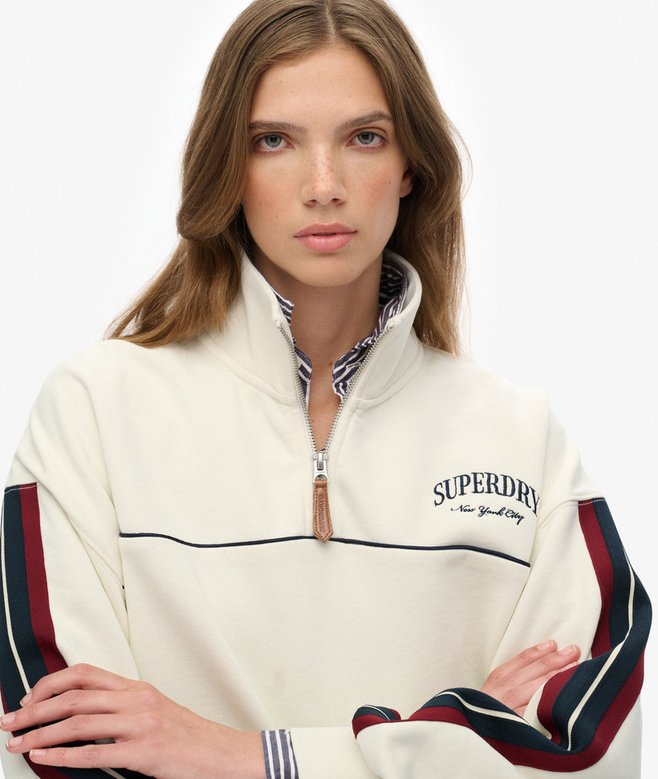 Superdry Country Club Tape Henley Jumper