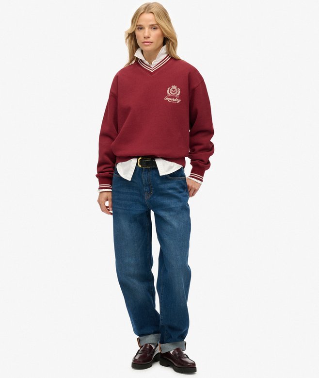 Superdry Country Club V-neck Sweatshirt