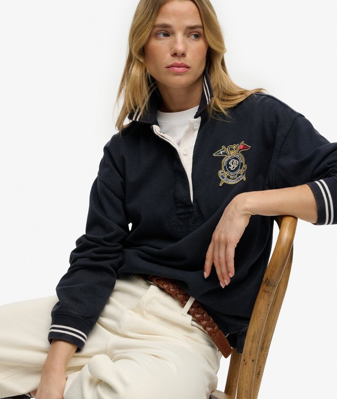 superdry Crest Rugby Top