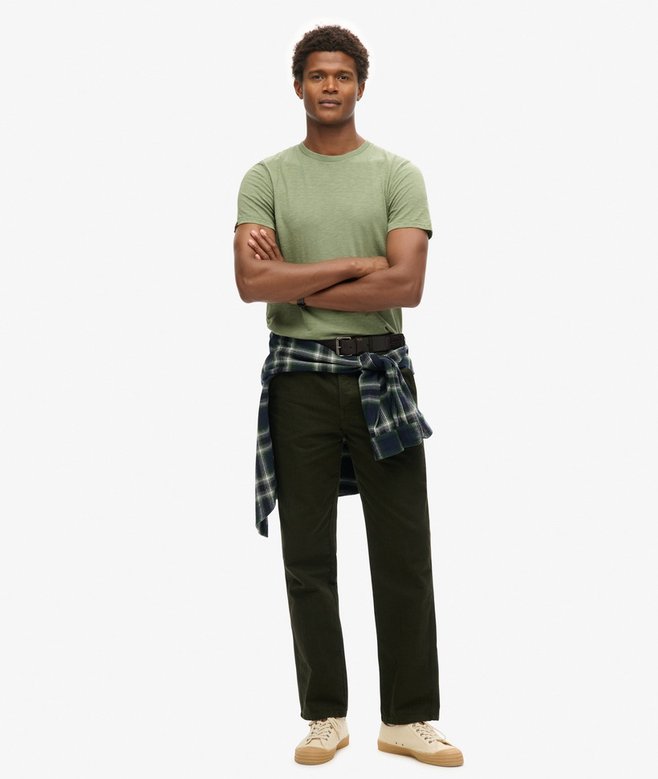 Superdry Crew Neck Slub Short Sleeved T-shirt