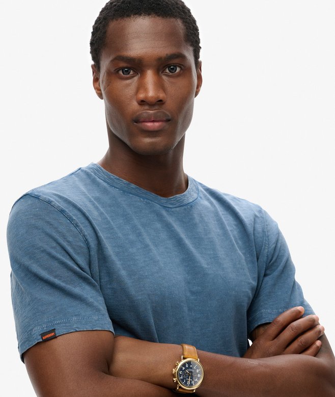 Superdry Crew Neck Slub Short Sleeved T-shirt