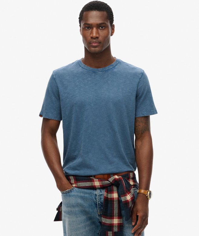 superdry Crew Neck Slub Short Sleeved T-shirt