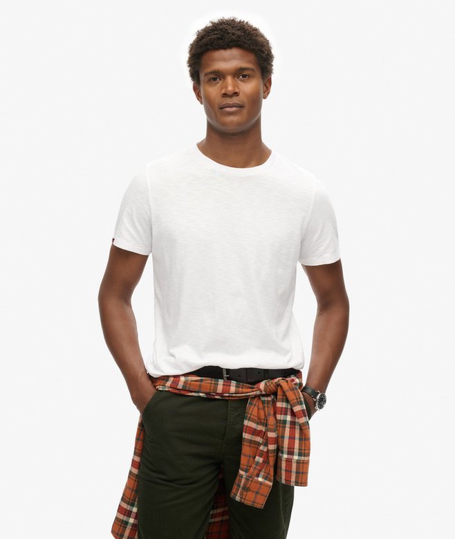 superdry Crew Neck Slub Short Sleeved T-shirt