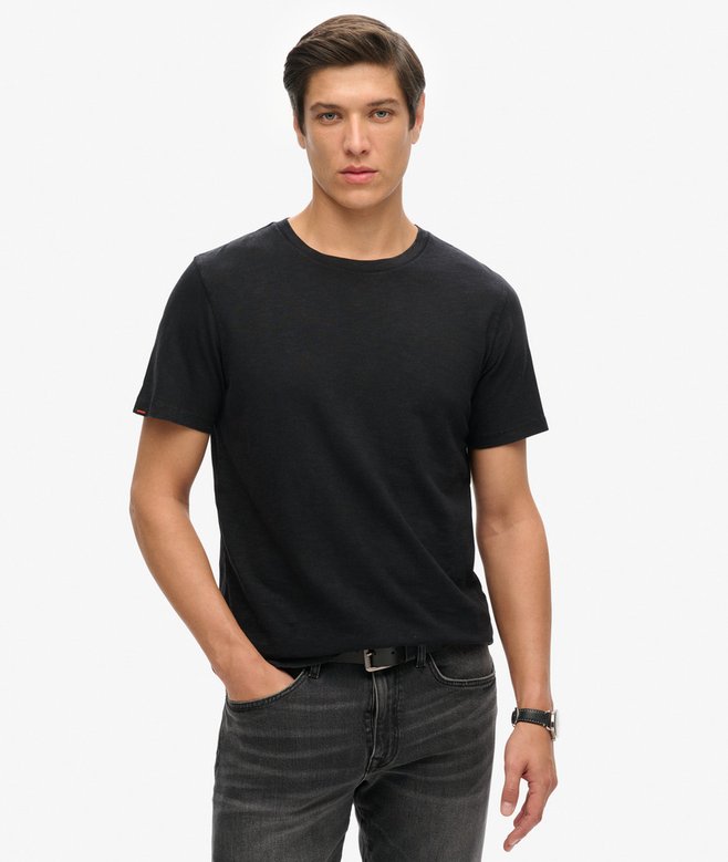 superdry Crew Neck Slub Short Sleeved T-shirt