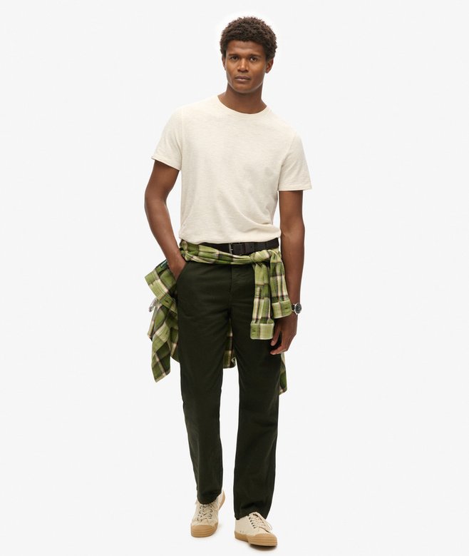 Superdry Crew Neck Slub Short Sleeved T-shirt