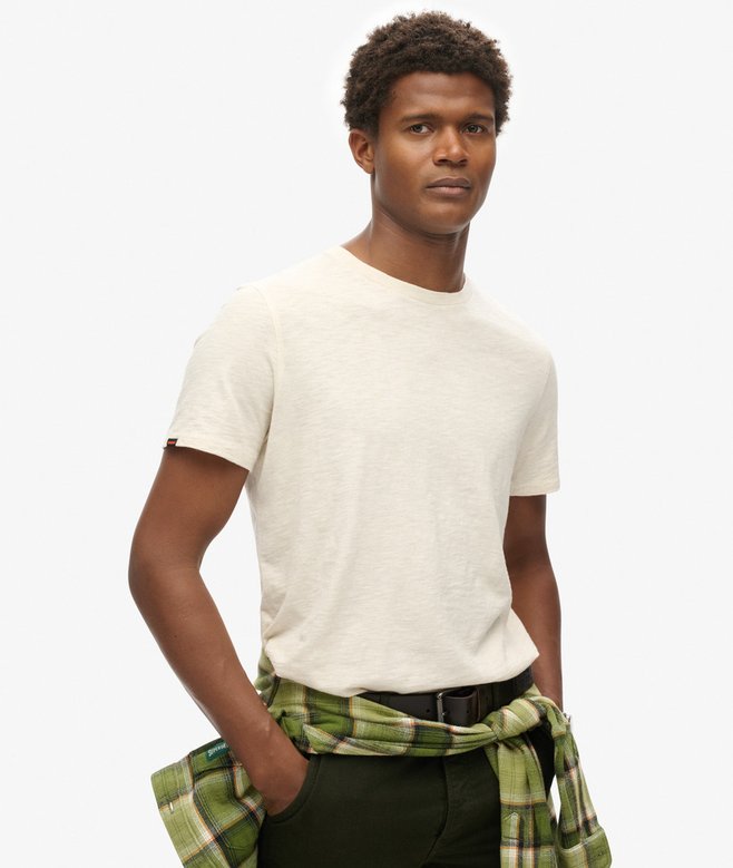 superdry Crew Neck Slub Short Sleeved T-shirt