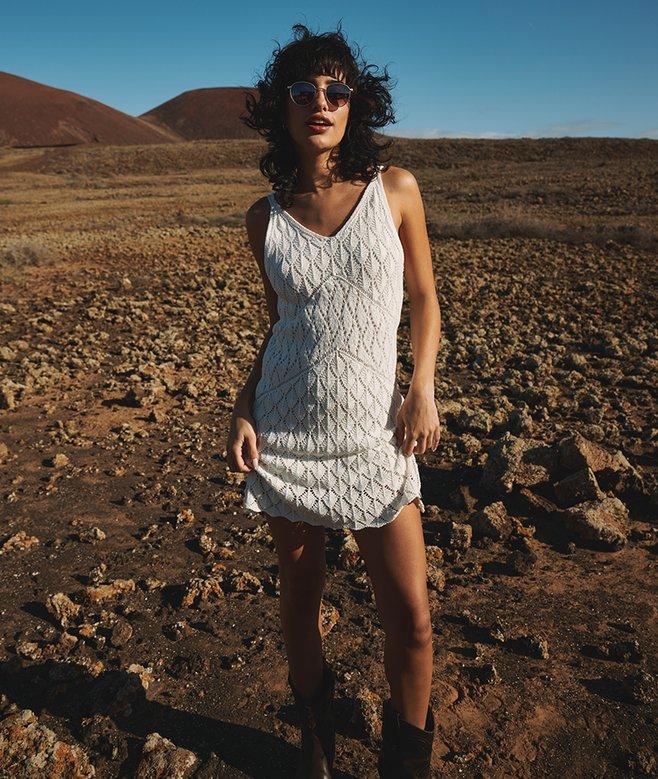 superdry Crochet Cami Mini Dress