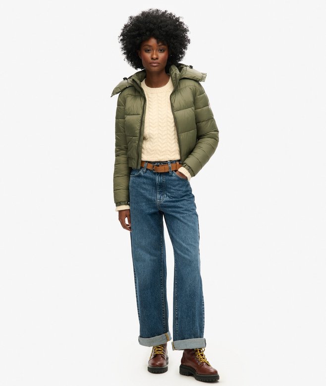 Superdry Crop Hooded Fuji Jacket