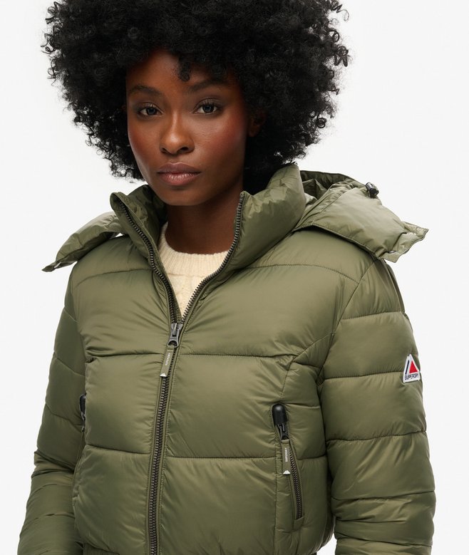 Superdry Crop Hooded Fuji Jacket