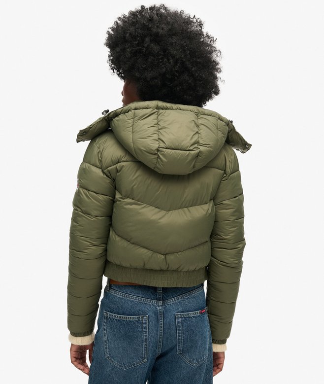 Superdry Crop Hooded Fuji Jacket